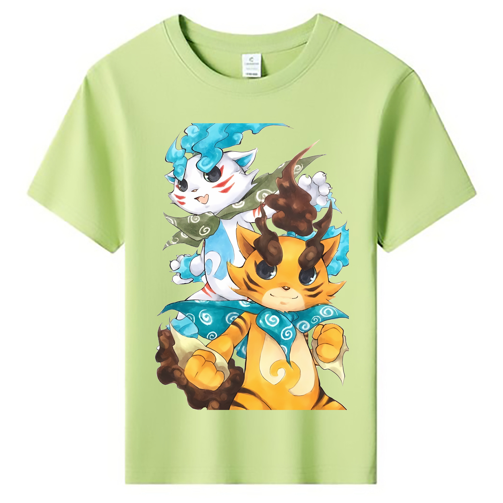 （画像用） 妖怪ウォッチ Yo-kai Watch 綿100％キッズTシャツ（フロントプリント）